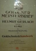 Goldschmiedemeister Helmut Gerlach